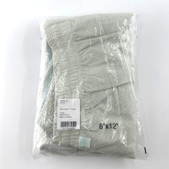 Lululemon Men's Dotted Link White Ocean Air Swim Short 7" Lined Size L - Picture 6 of 12